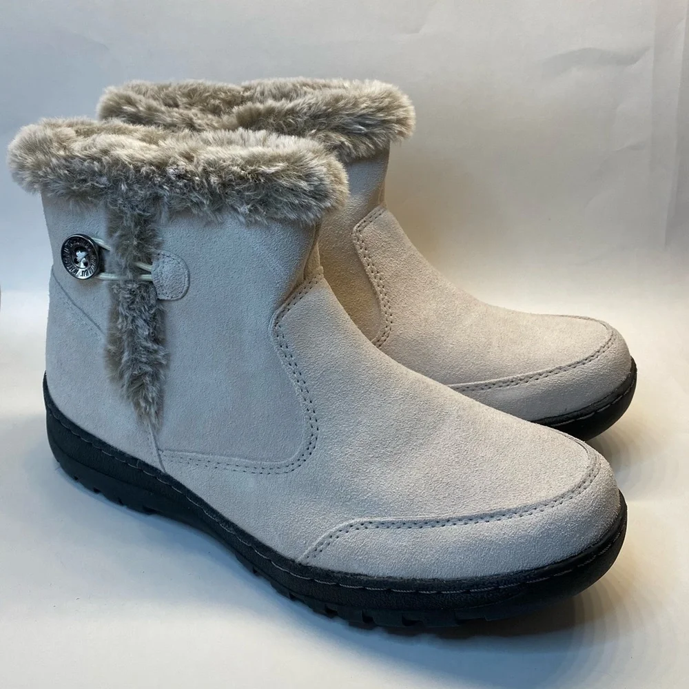 Women’s Khombu Iris Boots Cream NWT - Picture 1 of 5